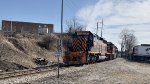 WE 7013 brings up the rear on this move back to the yard.